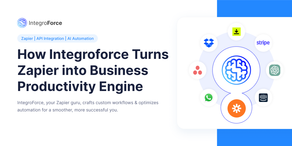 Read more about the article How Integroforce Turns Zapier into Business Productivity Engine